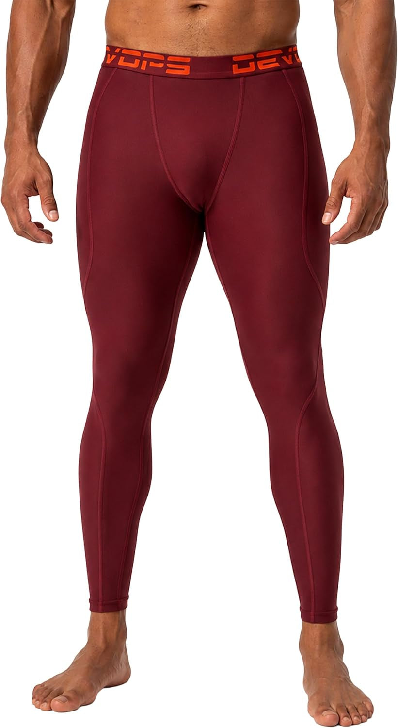2-3 Pack Men'S Compression Pants Leggings Pocket or Non-Pocket