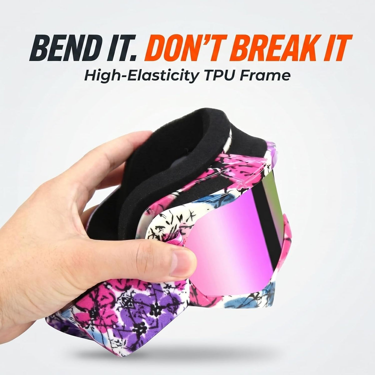 Dirt Bike Goggles - ATV Motorcycle Motocross UTV MX MTB Riding Goggles